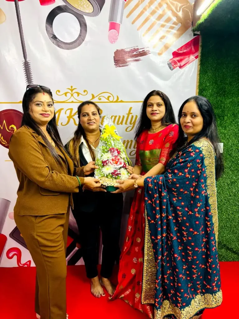 Mauli Foundation - MK Academy first Makeup Batch.