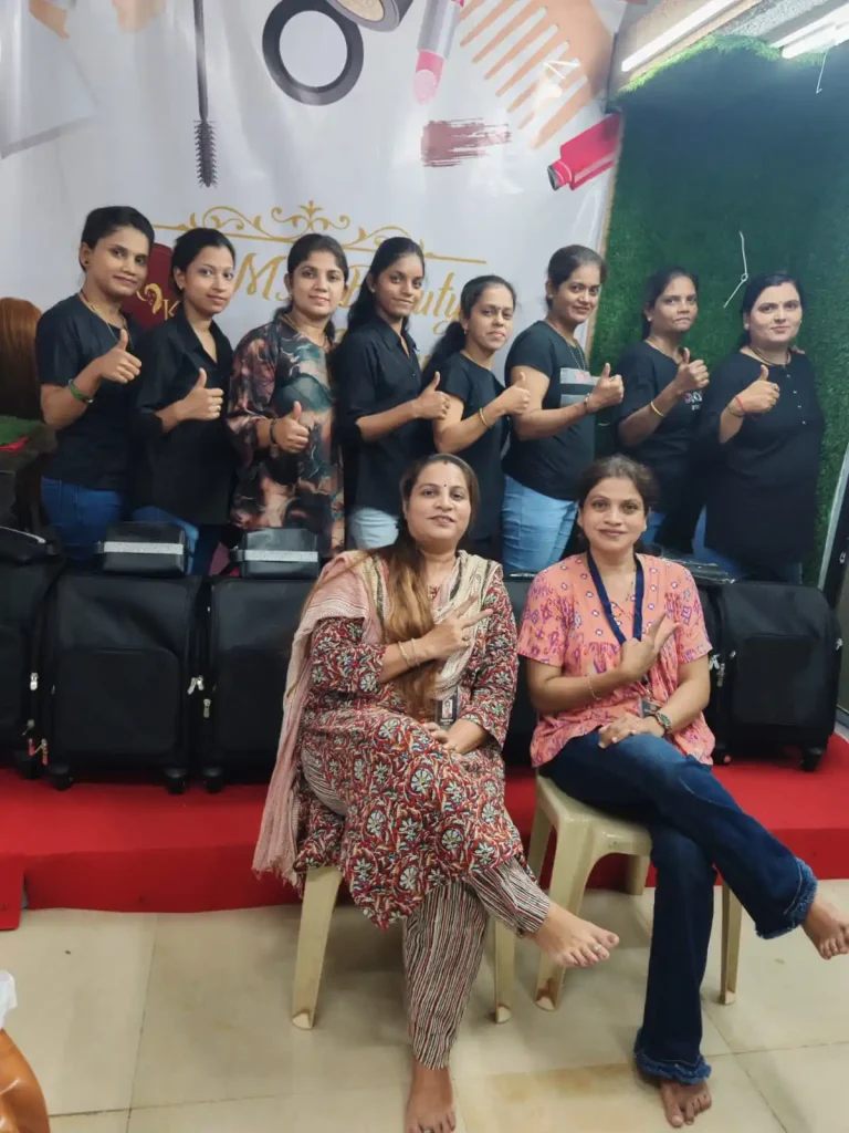 Vanity set destribution at Mauli Foundation - MK Academy